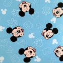 Prześcieradło bawełniane z gumką 90x200 Myszka Miki niebieska Mickey Mouse dla dzieci August 23 Prześcieradło bawełniane z gumką 90x200 Myszka Miki niebieska Mickey Mouse dla dzieci August 23