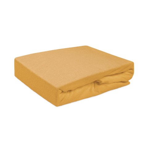 Prześcieradło frotte z gumką 220x200 042 musztardowe Darymex Prześcieradło frotte z gumką 220x200 042 musztardowe Darymex