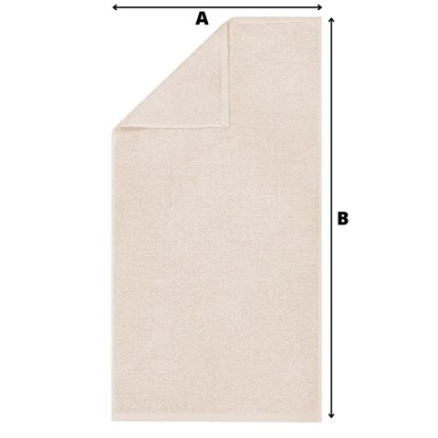 Ręcznik Bari 50x100 beżowy frotte 500 g/m2 Ręcznik Bari 50x100 beżowy frotte 500 g/m2