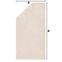 Ręcznik Bari 70x140 beżowy frotte 500 g/m2 Ręcznik Bari 70x140 beżowy frotte 500 g/m2