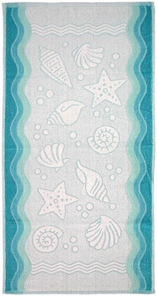 Ręcznik Flora Ocean 50x100 turkusowy bawełniany frotte 380 g/m2 Greno Ręcznik Flora Ocean 50x100 turkusowy bawełniany frotte 380 g/m2 Greno