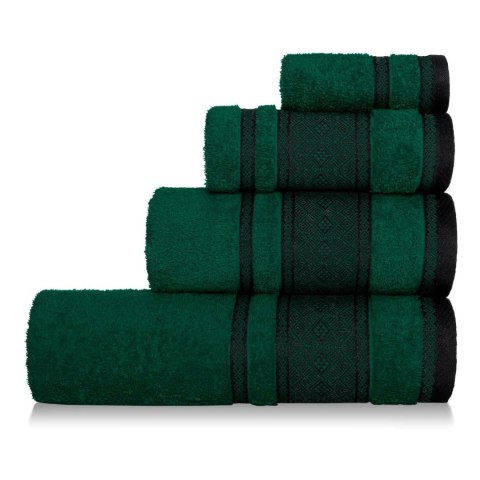 Ręcznik Panama 30x30 zielony butelkowy frotte 500g/m2 Ręcznik Panama 30x30 zielony butelkowy frotte 500g/m2