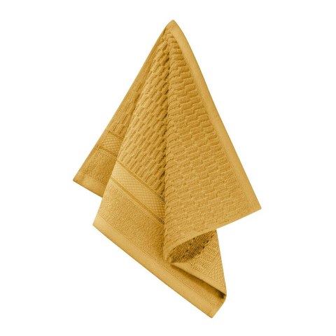 Ręcznik Peru 30x30 musztardowy welurowy 500g/m2 Ręcznik Peru 30x30 musztardowy welurowy 500g/m2