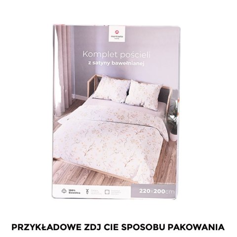 SPRING Komplet pościeli z satyny bawełnianej 220x200cm 100038/SAT/000/220200/1 SPRING Komplet pościeli z satyny bawełnianej 220x200cm 100038/SAT/000/220200/1