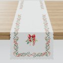 Bieżnik świąteczny wodoodporny 38x160 Nina biały jarzębina P00164/KSP/C01/038160/1 Bieżnik świąteczny wodoodporny 38x160 Nina biały jarzębina P00164/KSP/C01/038160/1