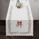 Bieżnik świąteczny wodoodporny 38x160 Nina biały jarzębina P00164/KSP/C01/038160/1 Bieżnik świąteczny wodoodporny 38x160 Nina biały jarzębina P00164/KSP/C01/038160/1