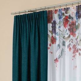 JOLANDA Firana gotowa na taśmie, szerokość 140 x wysokość 250cm, tkanina Woal, kolor 001 biały P00134/FGT/001/140250/1