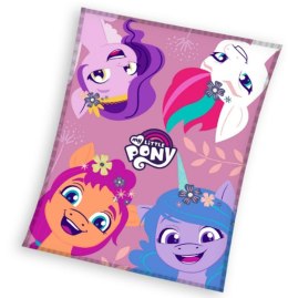 Kocyk polarowy 110x140 Kucyki Pony różowy C23