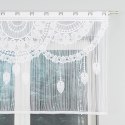 MAHIKA Makrama żakardowa gotowa, szerokość 160 x wysokość 90cm, kolor 001 biały 001475/PBL/001/160090/1 MAHIKA Makrama żakardowa gotowa, szerokość 160 x wysokość 90cm, kolor 001 biały 001475/PBL/001/160090/1