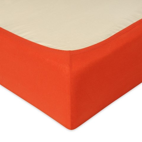 Prześcieradło jersey z gumką 120x200 czerwone 14 Premium Prześcieradło jersey z gumką 120x200 czerwone 14 Premium