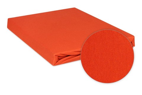 Prześcieradło jersey z gumką 120x200 czerwone 14 Premium Prześcieradło jersey z gumką 120x200 czerwone 14 Premium