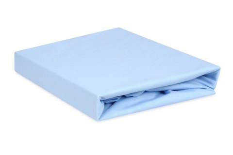 Prześcieradło jersey z gumką 140x200 niebieskie 24 Premium Prześcieradło jersey z gumką 140x200 niebieskie 24 Premium