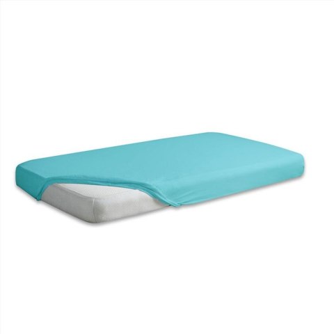 Prześcieradło jersey z gumką 140x200 turkusowe 31 Premium Prześcieradło jersey z gumką 140x200 turkusowe 31 Premium