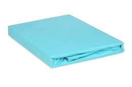 Prześcieradło jersey z gumką 140x200 turkusowe 31 Premium