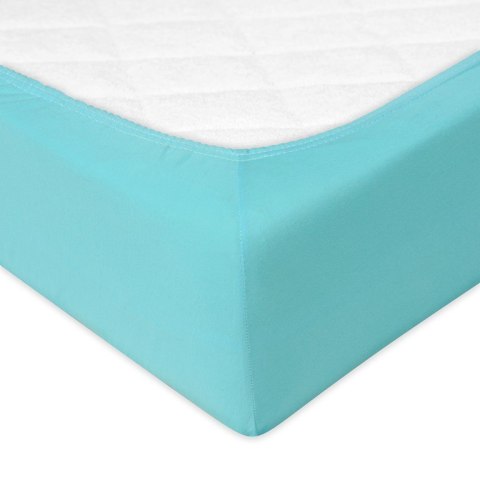 Prześcieradło jersey z gumką 140x200 turkusowe 31 Premium Prześcieradło jersey z gumką 140x200 turkusowe 31 Premium