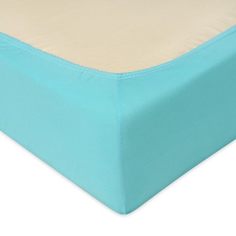 Prześcieradło jersey z gumką 140x200 turkusowe 31 Premium Prześcieradło jersey z gumką 140x200 turkusowe 31 Premium