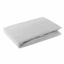 Prześcieradło jersey z gumką 180x200 szare jasne na wysoki materac 30 cm 125 g/m2