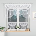 RANI Makrama żakardowa gotowa, szerokość 160 x wysokość 90cm, kolor 001 biały 001474/PBL/001/160090/1 RANI Makrama żakardowa gotowa, szerokość 160 x wysokość 90cm, kolor 001 biały 001474/PBL/001/160090/1