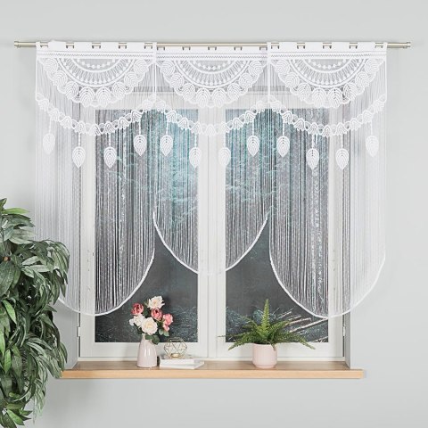 RANI Makrama żakardowa gotowa, szerokość 60 x wysokość 120cm, kolor 001 biały 001474/PBL/001/060120/1 RANI Makrama żakardowa gotowa, szerokość 60 x wysokość 120cm, kolor 001 biały 001474/PBL/001/060120/1