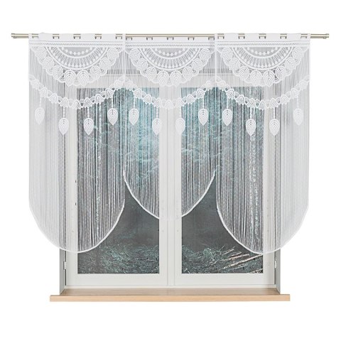 RANI Makrama żakardowa gotowa, szerokość 60 x wysokość 140cm, kolor 001 biały 001474/PBL/001/060140/1 RANI Makrama żakardowa gotowa, szerokość 60 x wysokość 140cm, kolor 001 biały 001474/PBL/001/060140/1