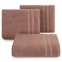 Ręcznik Emina 70x140 ceglasty zdobiony stebnowaną bordiurą 500 g/m2 Eurofirany Ręcznik Emina 70x140 ceglasty zdobiony stebnowaną bordiurą 500 g/m2 Eurofirany