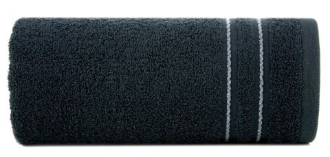 Ręcznik Emina 70x140 granatowy zdobiony stebnowaną bordiurą 500 g/m2 Eurofirany Ręcznik Emina 70x140 granatowy zdobiony stebnowaną bordiurą 500 g/m2 Eurofirany