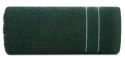 Ręcznik Emina 70x140 zielony ciemny zdobiony stebnowaną bordiurą 500 g/m2 Eurofirany Ręcznik Emina 70x140 zielony ciemny zdobiony stebnowaną bordiurą 500 g/m2 Eurofirany