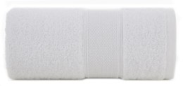 Ręcznik Liana 30x50 biały z błyszczącą nicią 500 g/m2 Eurofirany
