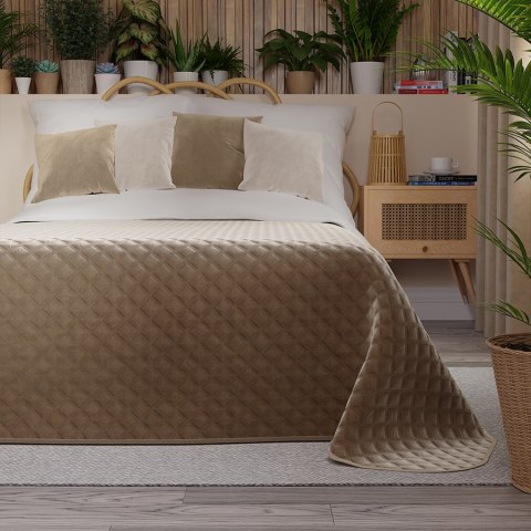 VELVI Narzuta dekoracyjna, rozmiar 170x210cm, kolor 001 ciemny beżowy VELVI0/NAP/001/170210/1 VELVI Narzuta dekoracyjna, rozmiar 170x210cm, kolor 001 ciemny beżowy VELVI0/NAP/001/170210/1