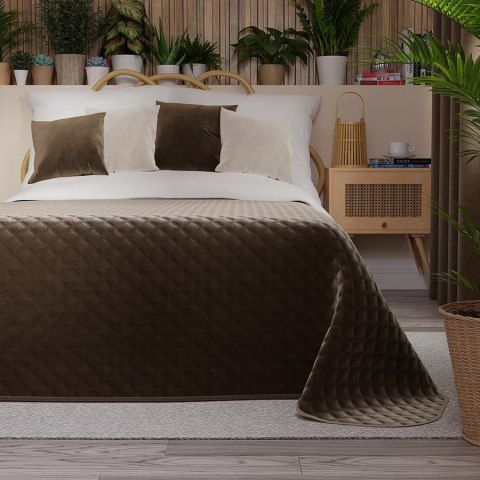 VELVI Narzuta dekoracyjna, rozmiar 170x210cm, kolor 002 brązowy VELVI0/NAP/002/170210/1 VELVI Narzuta dekoracyjna, rozmiar 170x210cm, kolor 002 brązowy VELVI0/NAP/002/170210/1