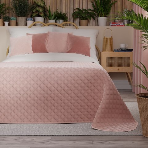 VELVI Narzuta dekoracyjna, rozmiar 170x210cm, kolor 004 pudrowy różowy VELVI0/NAP/004/170210/1 VELVI Narzuta dekoracyjna, rozmiar 170x210cm, kolor 004 pudrowy różowy VELVI0/NAP/004/170210/1