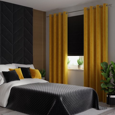 VELVI Narzuta dekoracyjna, rozmiar 170x210cm, kolor 111 czarny VELVI0/NAP/111/170210/1 VELVI Narzuta dekoracyjna, rozmiar 170x210cm, kolor 111 czarny VELVI0/NAP/111/170210/1