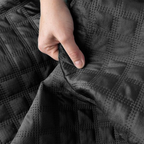 VELVI Narzuta dekoracyjna, rozmiar 220x240cm, kolor 111 czarny VELVI0/NAP/111/220240/1 VELVI Narzuta dekoracyjna, rozmiar 220x240cm, kolor 111 czarny VELVI0/NAP/111/220240/1