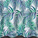Zasłona 140x250 Palms liście turkusowa zielona gotowa na przelotkach Zasłona 140x250 Palms liście turkusowa zielona gotowa na przelotkach