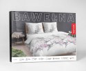 Pościel bawełniana 140x200 biała szara różowa kwiaty z jedną poszewką 4463 A bawełna 40 Pościel bawełniana 140x200 biała szara różowa kwiaty z jedną poszewką 4463 A bawełna 40