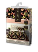 Pościel bawełniana 160x200 Flovery 004 kwiaty czarna beżowa kolorowa 23 Faro Pościel bawełniana 160x200 Flovery 004 kwiaty czarna beżowa kolorowa 23 Faro