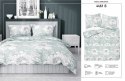 Pościel bawełniana 180x200 miętowa kwiaty 4461 B bawełna 40 Pościel bawełniana 180x200 miętowa kwiaty 4461 B bawełna 40