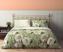 Pościel bawełniana 220x200 Flovery 002 kwiaty zielona 23 Faro Pościel bawełniana 220x200 Flovery 002 kwiaty zielona 23 Faro