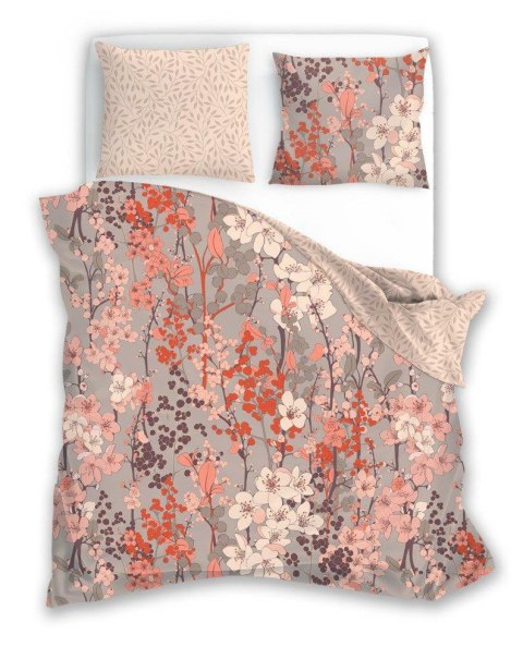 Pościel bawełniana 220x200 Flovery 003 kwiaty beżowa morelowa 23 Faro Pościel bawełniana 220x200 Flovery 003 kwiaty beżowa morelowa 23 Faro