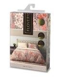 Pościel bawełniana 220x200 Flovery 003 kwiaty beżowa morelowa 23 Faro Pościel bawełniana 220x200 Flovery 003 kwiaty beżowa morelowa 23 Faro