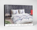 Pościel bawełniana 220x200 biała niebieska wrzosowa kwiaty 4463 B bawełna 40 Pościel bawełniana 220x200 biała niebieska wrzosowa kwiaty 4463 B bawełna 40