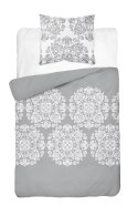 Pościel flanelowa 140x200 szara ornamenty z jedną poszewką 4525 A Flanela 2023 Pościel flanelowa 140x200 szara ornamenty z jedną poszewką 4525 A Flanela 2023