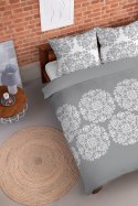 Pościel flanelowa 140x200 szara ornamenty z jedną poszewką 4525 A Flanela 2023 Pościel flanelowa 140x200 szara ornamenty z jedną poszewką 4525 A Flanela 2023