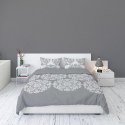 Pościel flanelowa 140x200 szara ornamenty z jedną poszewką 4525 A Flanela 2023 Pościel flanelowa 140x200 szara ornamenty z jedną poszewką 4525 A Flanela 2023