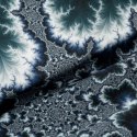 Pościel satynowa 160x200 Premium 16 niebieska z efektem 3D Eurofirany Pościel satynowa 160x200 Premium 16 niebieska z efektem 3D Eurofirany