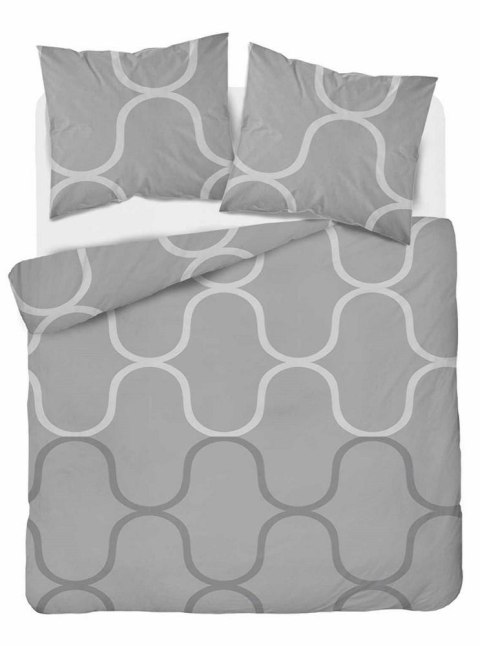 Pościel satynowa 180x200 4531 B szara geometria Home Satin 131 Pościel satynowa 180x200 4531 B szara geometria Home Satin 131
