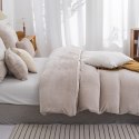 Pościel z mikrofibry 140x200 Cozy beżowa miś pluszowa I23 Pościel z mikrofibry 140x200 Cozy beżowa miś pluszowa I23