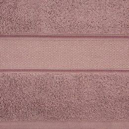 Ręcznik Liana 30x50 brązowy jasny z błyszczącą nicią 500 g/m2 Eurofirany