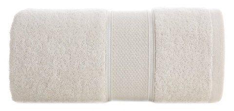 Ręcznik Liana 30x50 kremowy z błyszczącą nicią 500 g/m2 Eurofirany