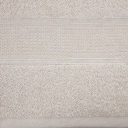 Ręcznik Liana 30x50 kremowy z błyszczącą nicią 500 g/m2 Eurofirany